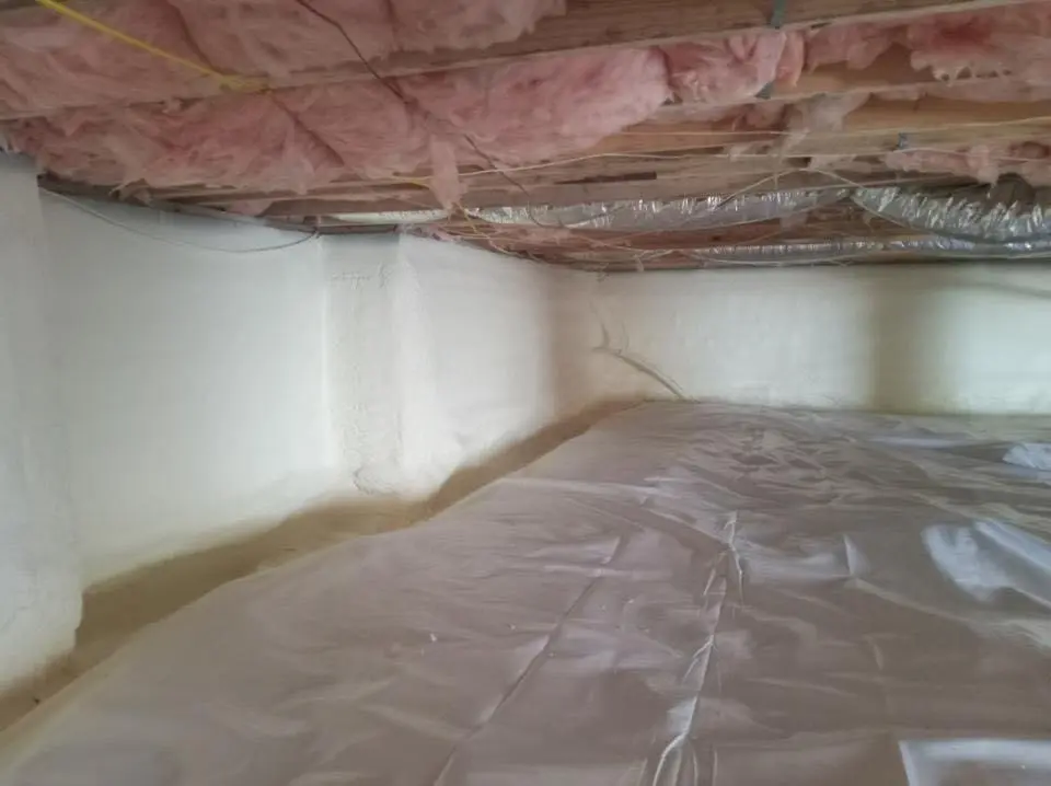 Crawl space encapsulation with closed-cell spray foam for Metal Roof Coating in Bernardsville